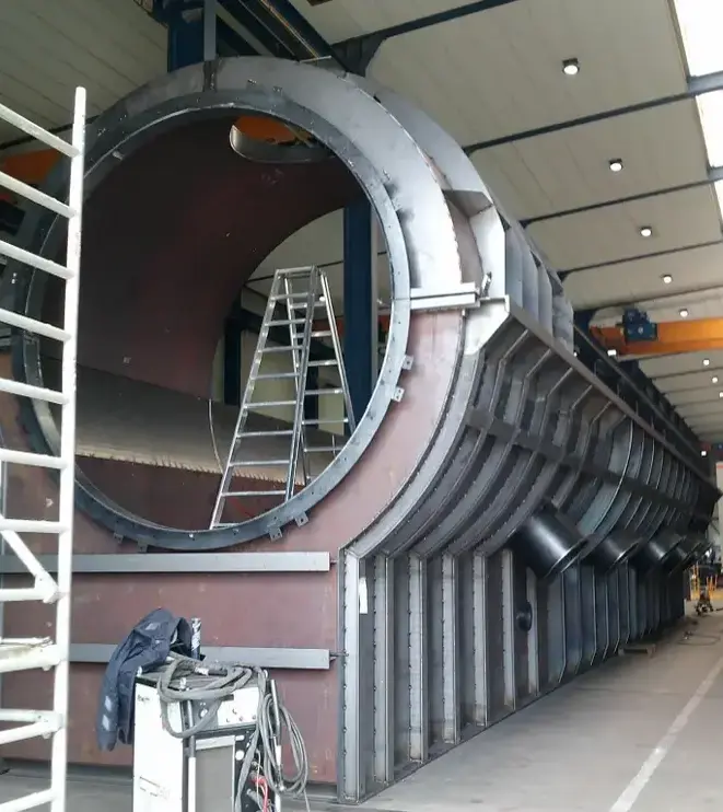 biochar pyrolysis furnace assembly